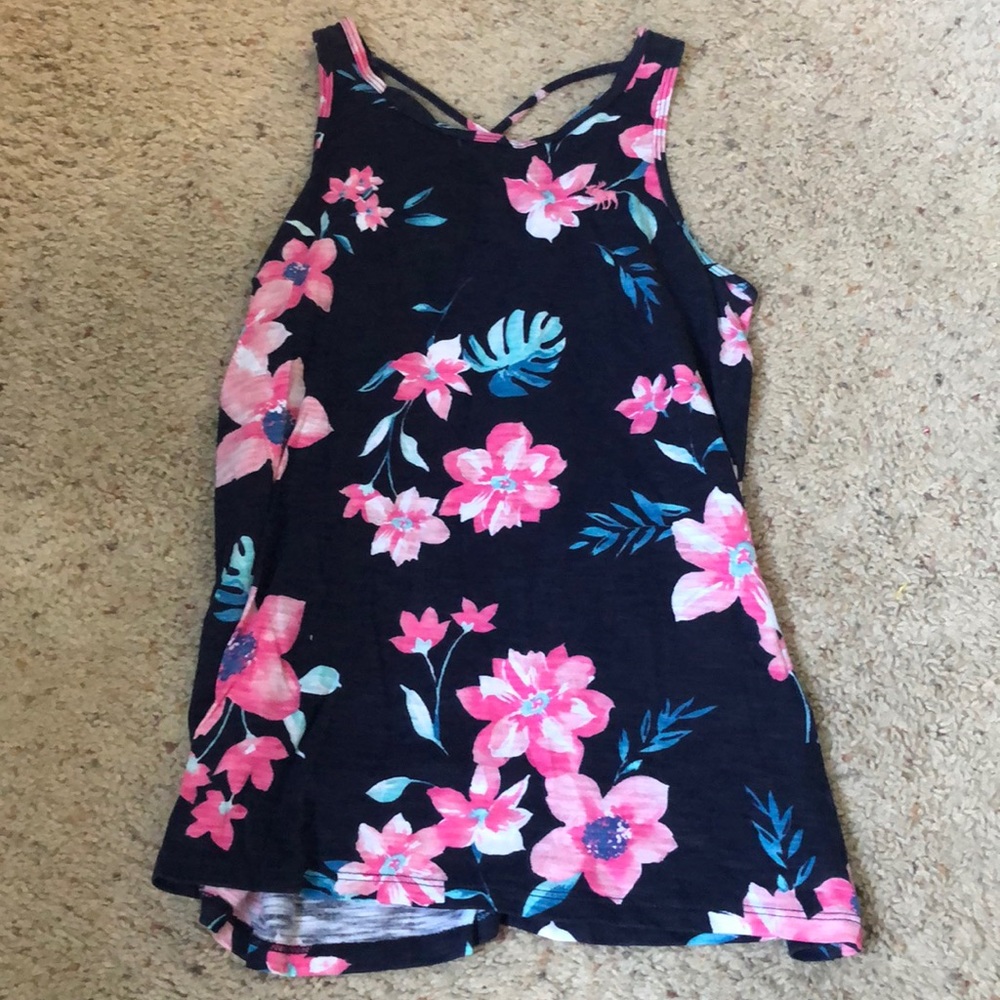 Blue tank top
